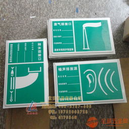 铝质环保标识牌噪声排放源标识牌
